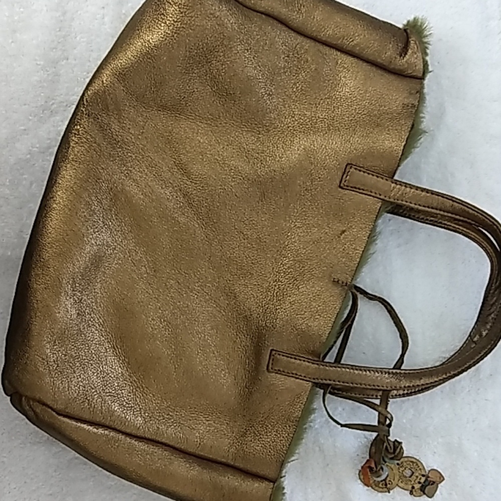 Reversible Soft Rabbit Woman's Handbag - Picture 3 of 4